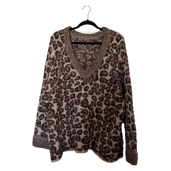 Free People Animal Pattern Tunic Sweater - Picture 3 of 4